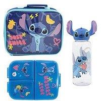 Disney Stitch Disney Stitch Lunchbox, Insulated Bag And Water Bottle Set