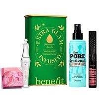 Benefit Extra Glam Infused Gift Set With Mascara, 24 Hour Brow Setter, Blusher & Setting Spray (Worth &Pound;101)