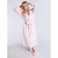 Boux Avenue Velour Robe - Powder Pink