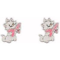 Disney Marie Aristocats Silver Earrings