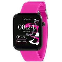 Tikkers Smart Series 13 Pink Silicone Strap Smart Watch