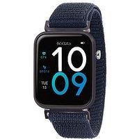 Tikkers Smart Series 13 Navy Riptape Strap Smart Watch
