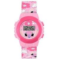 Disney Lilo And Stitch Pink Digital Watch