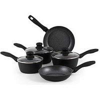 Russell Hobbs Metallic Marble 5 Piece Pan Set