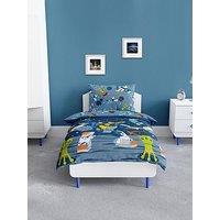 Lego Cityscape Rotary Duvet Set- Single - Blue