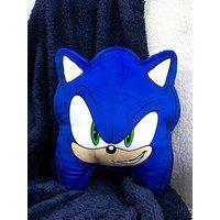 Sonic The Hedgehog Sonic Shaped Cushion - Multi