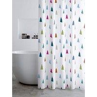 Catherine Lansfield Christmas Tree Shower Curtain