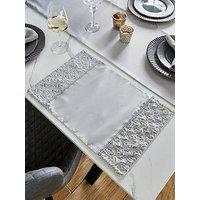 Catherine Lansfield Deco Sequin Set 4 Placemats