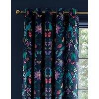 Catherine Lansfield Mya Tropical Birds Curtains 90X90Cm