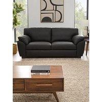 Very Home Montreal Real Leather/Faux Leather 3 Seater Sofa - Fsc Certified