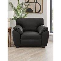 Very Home Montreal Real Leather/Faux Leather Armchair - Fsc Certified