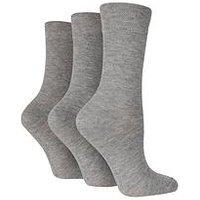 Glenmuir 3Pk Gentle Grip Bamboo Grey 4-8