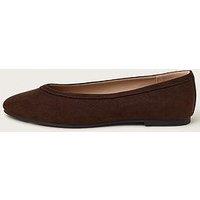 Monsoon Tori Suede Pumps - Brown