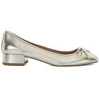 Dune London Hollies Ballerina - Gold