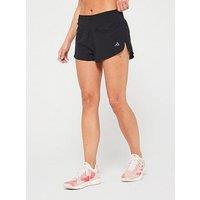 Adidas Womens Running Adizero Gel Shorts - Black