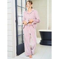 Jim Jam The Label Jimjam Ribbed Revere Pyjama Set