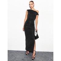 New Look Twist Shoulder Maxi Dress - Black