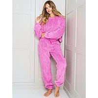 Jim Jam The Label Jimjam Cable Fleece Twosie Set