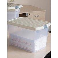Wham Set Of 3 5L Clip Top Rectangular Box & Lid