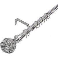 The Very Collection Ball Finial 28 Mm Extendable Curtain Pole