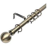 Very Home Ball Finial 28 Mm Extendable Curtain Pole