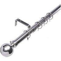 Very Home Ball Finial 28 Mm Extendable Curtain Pole