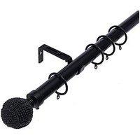 Very Home Ball Finial 28 Mm Extendable Curtain Pole