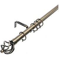 Very Home Metal Cage Finial 28 Mm Extendable Curtain Pole