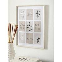 Very Home 9-Photo Gallery Frame In White