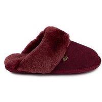 Just Sheepskin Duchess Mule Slippers - Red