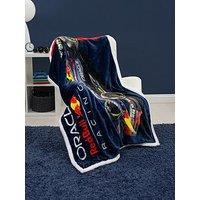 F1 Red Bull Sherpa Lined Fleece Blanket