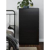 Dorel Home Pearce 5 Drawer Chest - Black