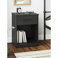 Dorel Home Pearce 1 Drawer Bedside Table - Black