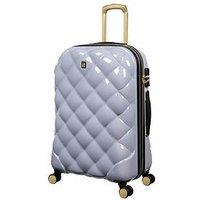 It Luggage St Tropez Trois Silver Medium Suitcase