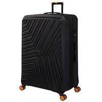 It Luggage Convertible Black Xxl Suitcase With Removeable Wheels