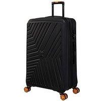 It Luggage Convertible Black Large Suitcase With Removeable Wheels