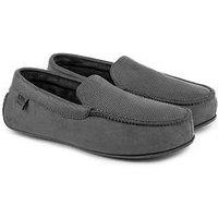 Totes Isotoner Square Patterned Moccasin Slipper