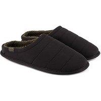 Totes Isotoner Sport Quilted Mule Slipper - Black