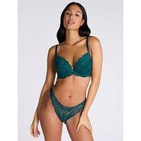 Boux Avenue Mollie 24 Plunge Bra (Second Sizes) - Emerald
