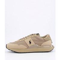 Polo Ralph Lauren Train 89 Nubuck Trainers - Natural