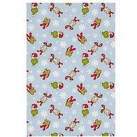 The Grinch Grinch Snowflakes Christmas Fleece Blanket