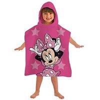 Minnie Mouse Star Hooded Poncho Towel