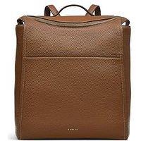 Radley Oak Street Medium Ziptop Backpack Saddle