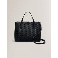 Radley Dukes Place Weave Medium Ziptop Grab Bag - Black
