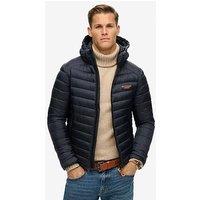 Superdry Hooded Fuji Padded Jacket - Navy