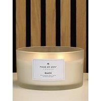 Made By Zen Signature 4 Wick Candle - Black