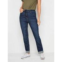 Long Tall Sally Tall Midi Wash Cigarette Jeans - Blue