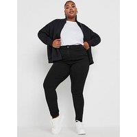 Yours Curve Ava Skinny Jean 32" - Black