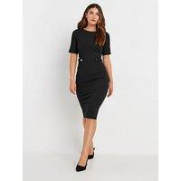 Long Tall Sally Tailored Dress - Black