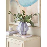 Very Home Glass Striped Vase